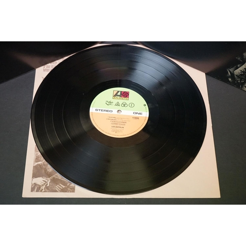 172 - Vinyl - 8 Led Zeppelin LPs to include One (K 40031), Four Symbols (K 50008) both green and orange la... 