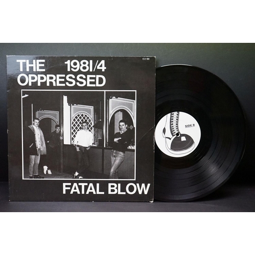 177 - Vinyl 8 Punk / Oi LPs to include The Business (Dojolp 35) Vg+ / Ex.  Infra-Riot (Sec 7) Sleeve Damag... 