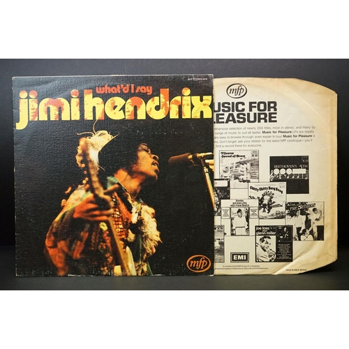 183 - Vinyl - 8 Jimi Hendrix LPs to include Crash Landing, Eternal Fire with Curtis Knight, Cry Of Love, W... 