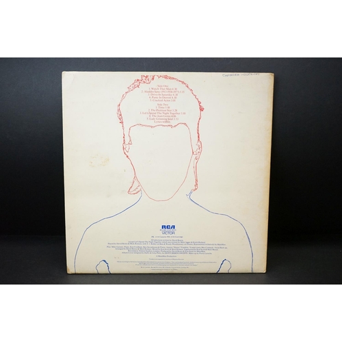 185 - Vinyl - David Bowie Aladdin Sane (RCA RS 1001) orange RCA label with Victor to right, matrices -37/-... 