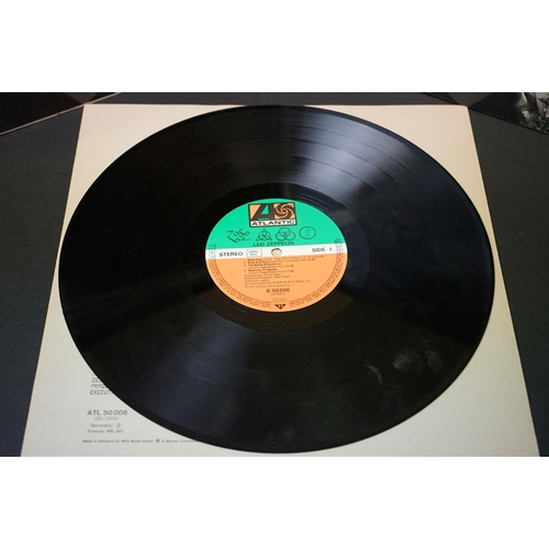 187 - Vinyl - 8 Led Zeppelin LPs to include One (ATL 40031) German press, Two (K40037) green & orange labe... 