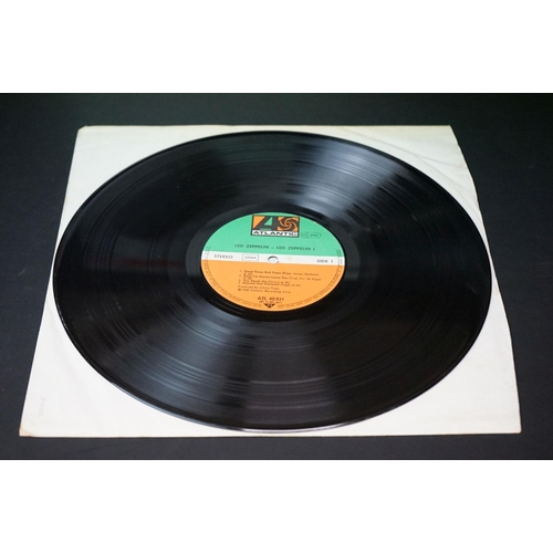 187 - Vinyl - 8 Led Zeppelin LPs to include One (ATL 40031) German press, Two (K40037) green & orange labe... 