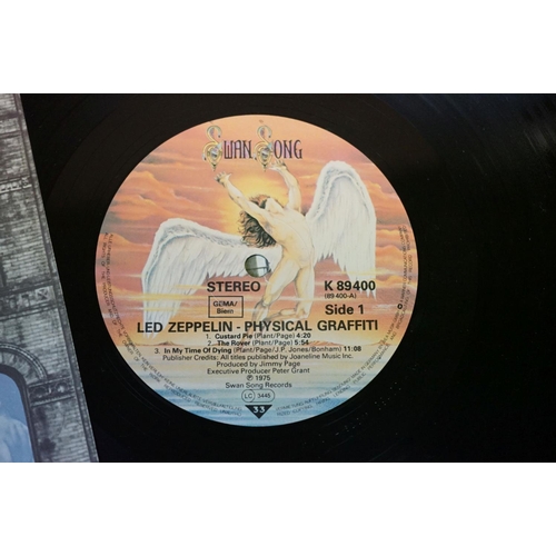 187 - Vinyl - 8 Led Zeppelin LPs to include One (ATL 40031) German press, Two (K40037) green & orange labe... 