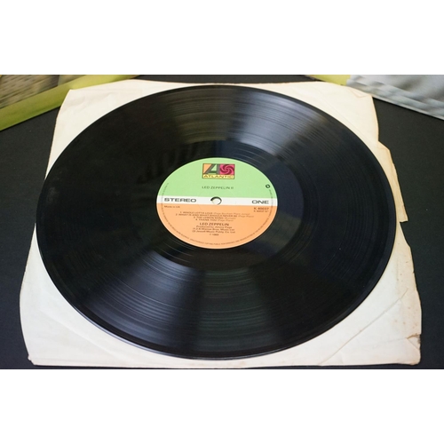 187 - Vinyl - 8 Led Zeppelin LPs to include One (ATL 40031) German press, Two (K40037) green & orange labe... 