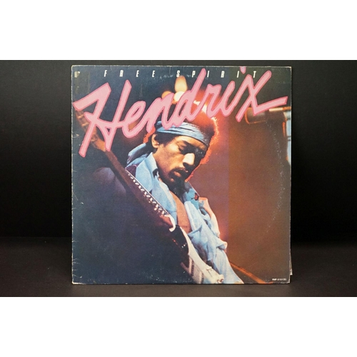 188 - Vinyl - 11 Jimi Hendrix LPs to include Cosmic Turnaround, The Cry Of Love, Rainbow Bridge, Plays Mon... 