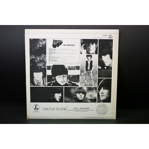 194 - Vinyl - The Beatles Rubber Soul PMC 1267.  The Gramophone Co Ltd and Sold In UK to label, matrices X... 