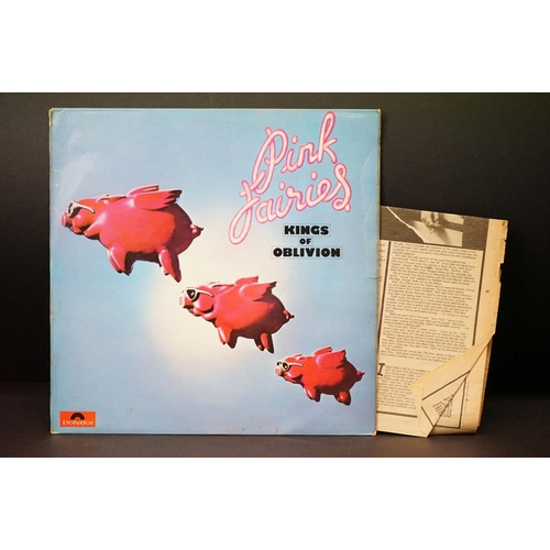 195 - Vinyl - 5 Pink Fairies LPs to include Never Never Land (2383 045), What A Bunch Of Sweeties (2383 13... 