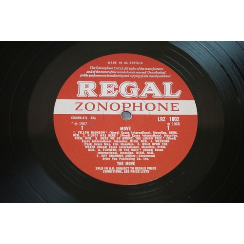 198 - Vinyl - 2 The Move LPs to include self titled on Regal Zonophone LRZ 1002 laminated flipback sleeve ... 