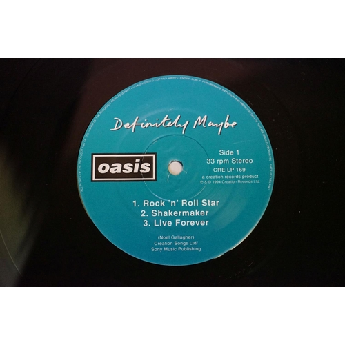 451 - Vinyl - Oasis - Definitely Maybe LP. Original UK Damont first pressing on Creation Records CRE LP 16... 