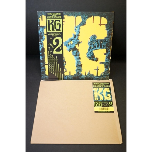 464 - Vinyl - Five King Gizzard and the Lizard Wizard LPs to include KG Vol 2, Pollygondwanaland, Flying M... 