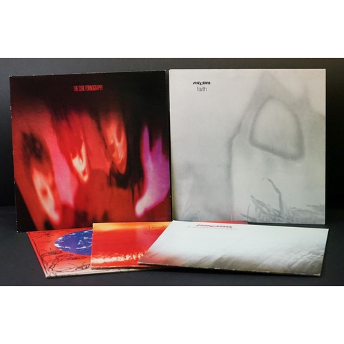 507 - Vinyl - The Cure - 5 original UK / EU 1st pressing albums, to include: Seventeen Seconds (1980, UK, ... 