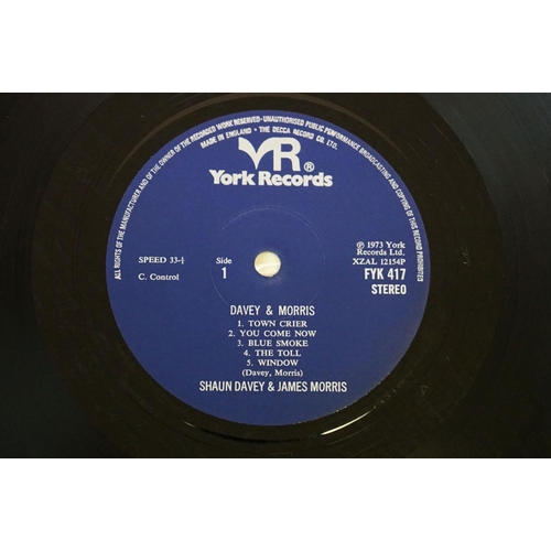 508 - Vinyl - Psych Folk - Davey & Morris - Davey & Morris (original UK 1973 1st pressing, York Records, F... 