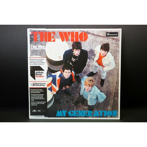 513 - Vinyl - 5 recent re-issues The Who / Rolling Stones albums to include: The Who - My Generation (Limi... 