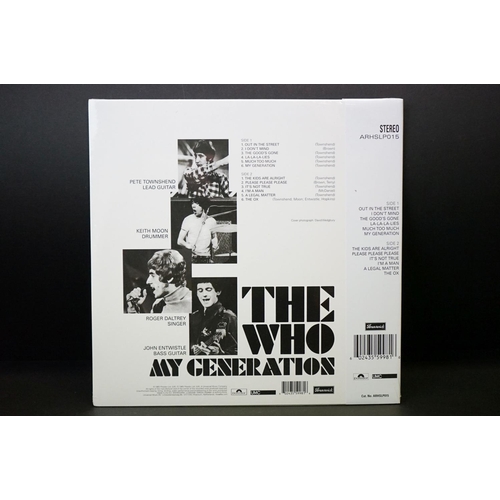 513 - Vinyl - 5 recent re-issues The Who / Rolling Stones albums to include: The Who - My Generation (Limi... 