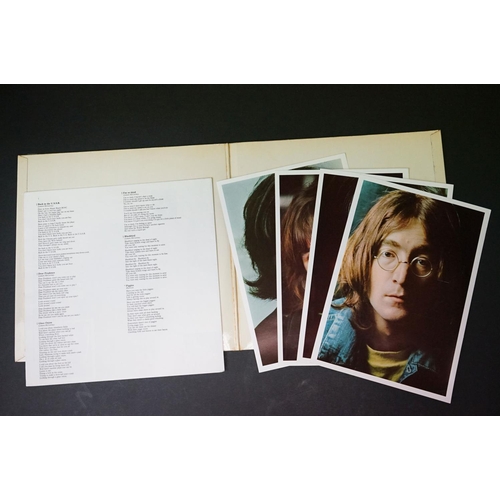 518 - Vinyl - The Beatles White Album PMC 7067/8 No.0101893 mono, top loader, black inners, 1 poster and 4... 