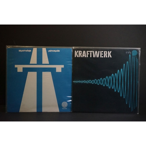 524 - Vinyl - 2 Kraftwerk LPs to include Self Titled on Vertigo 6499 268 spaceship label double LP and Aut... 