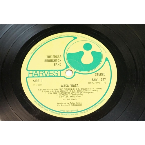 525 - Vinyl - Edgar Broughton Band Wasa Wasa on Harvest SHVL 757.  The Gramophone Co Ltd to label, no EMI ... 