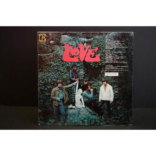 533 - Vinyl - 2 Love LPs to include Self Titled (EKS 74001) black and red Elektra label, Polydor credit, '... 