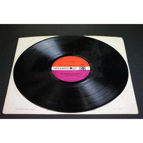 536 - Vinyl - Led Zeppelin One on Atlantic 588171 plum Atlantic labels, Warner Bros, Arts, Jewel Music cre... 