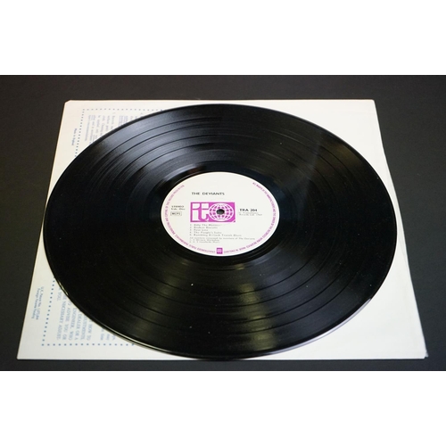 538 - Vinyl - The Deviants Self Titled on Transatlantic Records TRA 204 stereo with mauve and white T labe... 