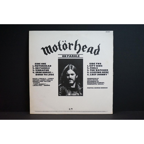 543 - Vinyl - 6 Motorhead LPs to include No Remorse (Bronze – MOTOR 1 leather sleeve), Self Titled, Overki... 