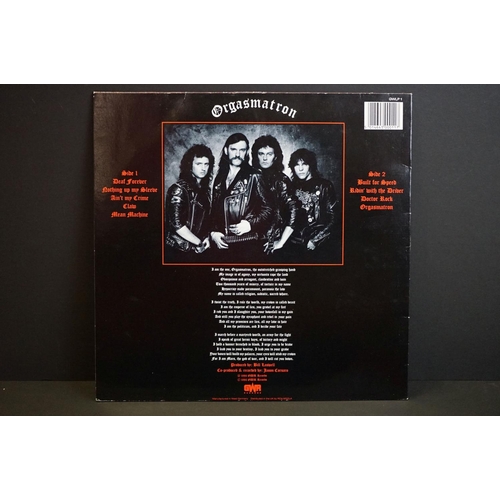 543 - Vinyl - 6 Motorhead LPs to include No Remorse (Bronze – MOTOR 1 leather sleeve), Self Titled, Overki... 