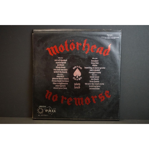 543 - Vinyl - 6 Motorhead LPs to include No Remorse (Bronze – MOTOR 1 leather sleeve), Self Titled, Overki... 