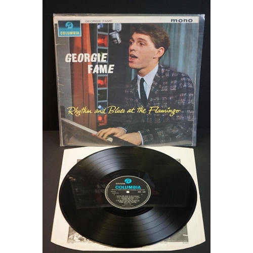 545 - Vinyl - 5 Georgie Fame LPs to include Rhythm and Blues at the Flamingo x 2 (33 SX 1599) both sleeves... 