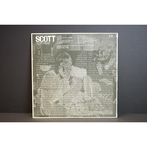 549 - Vinyl - 5 original UK Scott Walker LPs to include Scott 4 Vg/Ex, Scott 2 Vg+/Vg+ (with insert), Scot... 