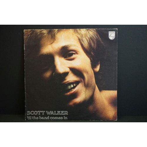 549 - Vinyl - 5 original UK Scott Walker LPs to include Scott 4 Vg/Ex, Scott 2 Vg+/Vg+ (with insert), Scot... 