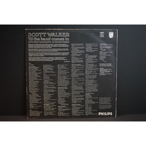 549 - Vinyl - 5 original UK Scott Walker LPs to include Scott 4 Vg/Ex, Scott 2 Vg+/Vg+ (with insert), Scot... 