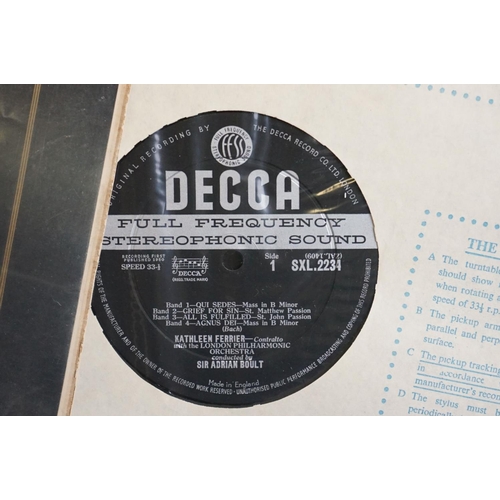 615 - Vinyl - Classical - 7 Decca Wide Band ED1 LPs to include SXL 2173 (Ex/Ex), SXL 2234 (G/Ex), SXL 2242... 