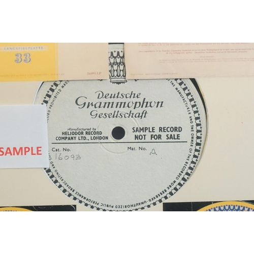 616 - Vinyl - Classical - 6 Factory Sample records to include Deutsche Grammophon (16093) Ex, SXL 6079 wid... 