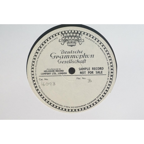 616 - Vinyl - Classical - 6 Factory Sample records to include Deutsche Grammophon (16093) Ex, SXL 6079 wid... 