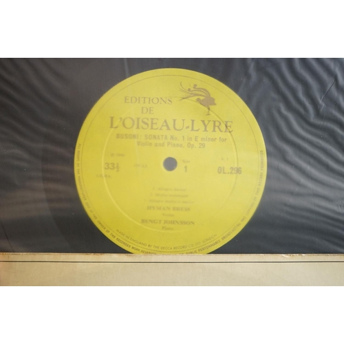 617 - Vinyl - Classical - 5 rare first pressing LPs to include OL 296 Vg/Ex, CTL 7041 Vg/Vg+, SET431 Vg+/E... 