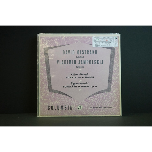 619 - Vinyl - A collection of 19 violin concertos and sonatas to include from David Oistrakh ASD 4046, 33C... 