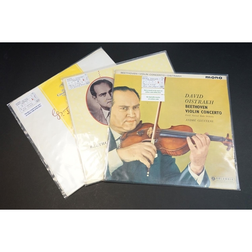 619 - Vinyl - A collection of 19 violin concertos and sonatas to include from David Oistrakh ASD 4046, 33C... 