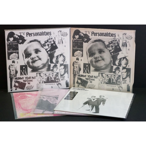 555 - Vinyl - Television Personalities 4 albums and 1 12” single to include Mummy Your Not Watching Me (UK... 