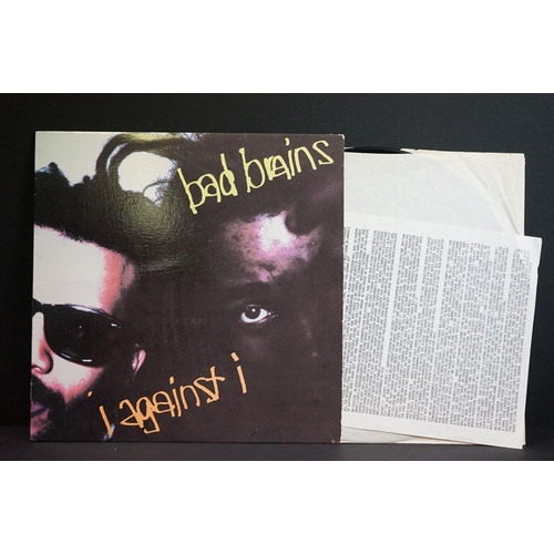 578 - Vinyl - 5 Hardcore / Grunge albums by US bands to include Bad Brains - I Against I (US 1986 SST Reco... 