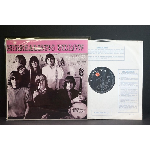 630 - Vinyl - 6 Jefferson Airplane LPs to include Surrealistic Pillow original UK first press mono RD7889 ... 