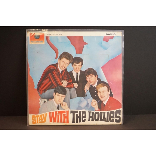 631 - Vinyl - 9 The Hollies LPs to include Butterfly (PCS 7039) Vg+, Evolution (PMC 7022 mono) Vg+, Evolut... 