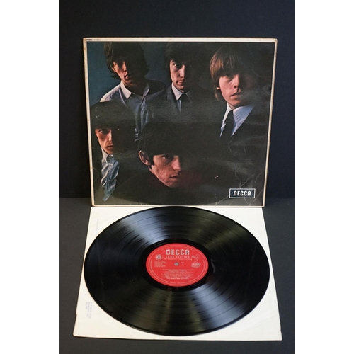 635 - Vinyl - 8 Rolling Stones LPs to include self titled x 2 (LK 4661) mono red unboxed Decca label, Blin... 