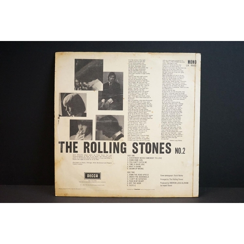 635 - Vinyl - 8 Rolling Stones LPs to include self titled x 2 (LK 4661) mono red unboxed Decca label, Blin... 