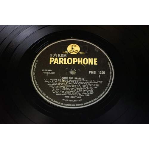 636 - Vinyl - 6 The Beatles LPs to include Please Please Me (PMC 1202), With The Beatles (PMC 1206), A Har... 