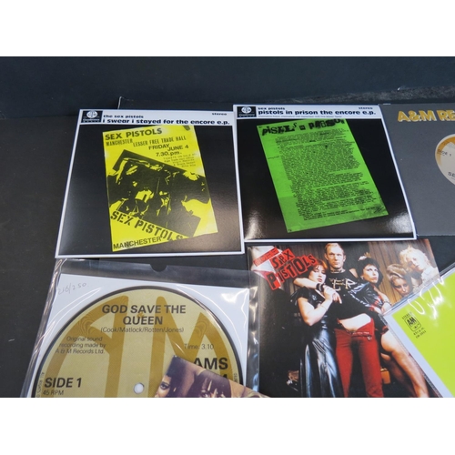 773 - Vinyl - Punk - Sex Pistols - 8 Private Fan Pressings singles, to include: God Save The Queen (Japane... 