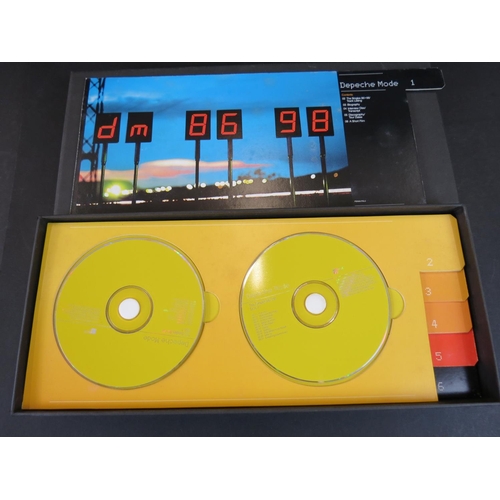 811 - CDs - Depeche Mode The Singles 86>98 box set (Mute – PBXMUTEL5).  Box Vg++ contents Ex