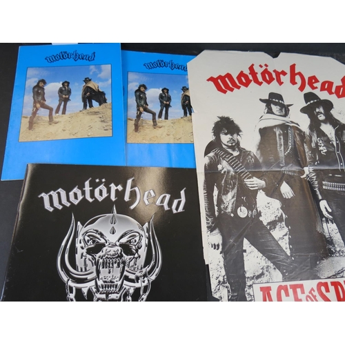 814 - Memorabilia - 2 Motorhead Ace Up Your Sleeve Oct/Nov 1980 tour programmes, one signed, 1 x 30th anni... 