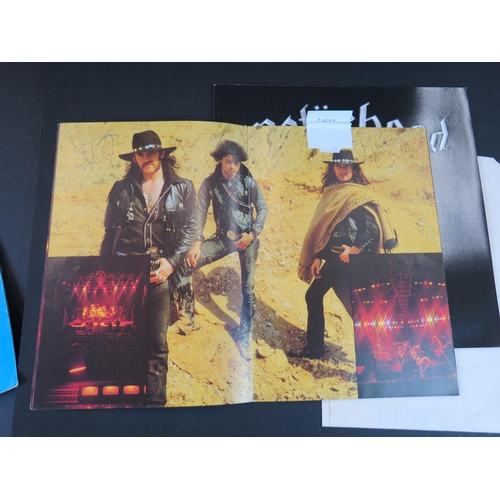 814 - Memorabilia - 2 Motorhead Ace Up Your Sleeve Oct/Nov 1980 tour programmes, one signed, 1 x 30th anni... 