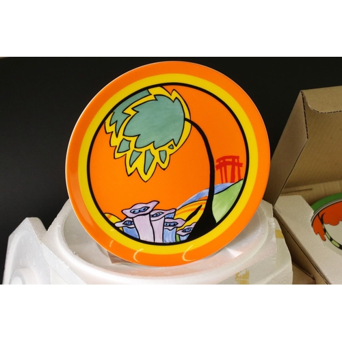 23 - 16 Bradford Exchange Clarice Cliff by Wedgwood ltd edn plates with certificates to include 8 x Livin... 
