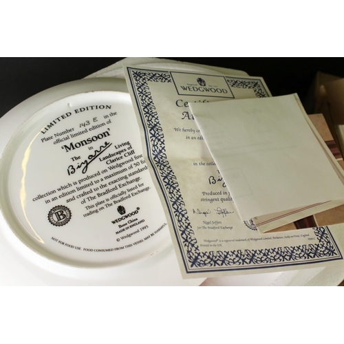 23 - 16 Bradford Exchange Clarice Cliff by Wedgwood ltd edn plates with certificates to include 8 x Livin... 